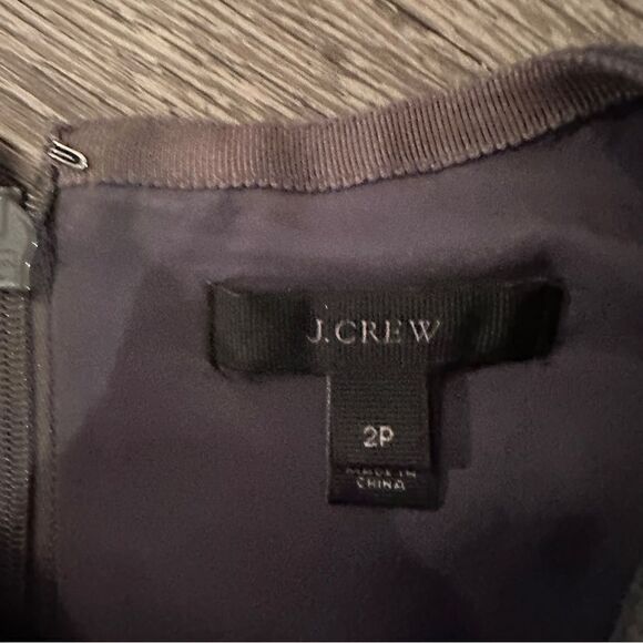 J. Crew Wool Blend Sheath Pleat Dress - Picture 4 of 8